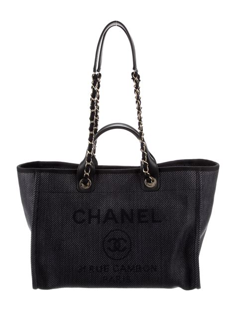 chanel deauville tote measurements|Chanel deauville medium tote bag.